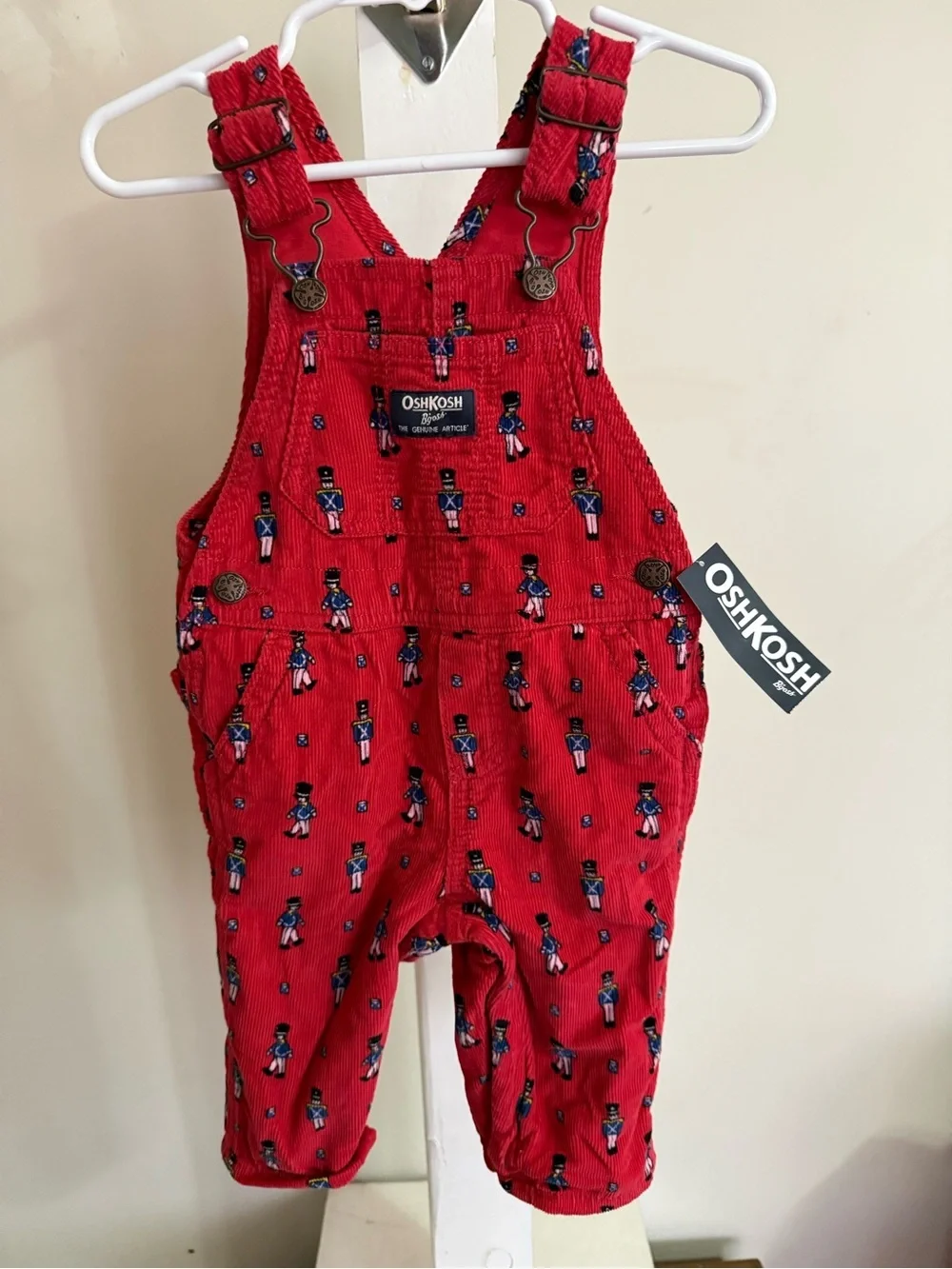 NWT Oshkosh B’Gosh Toy Soldier Overalls